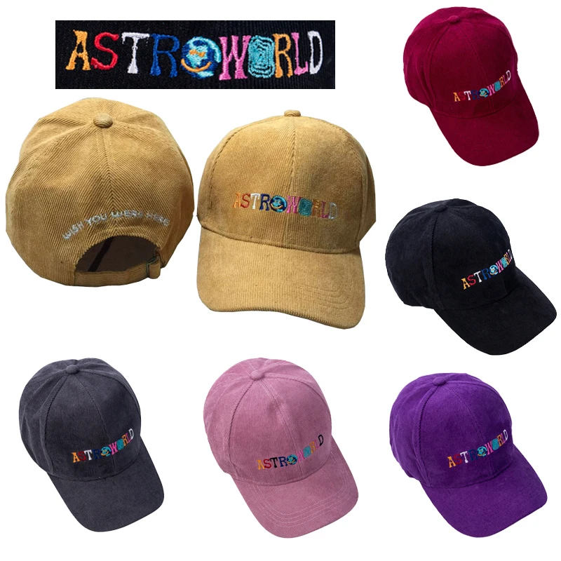 Трэвиса Скотта Astroworld бейсболка альбом хип-хоп кепка папа кепки унисекс 3FS