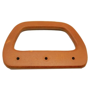 

1 Pcs D Shape Wooden Bag Handle Replacement for DIY Shoulder Bag Making Handbag Tool