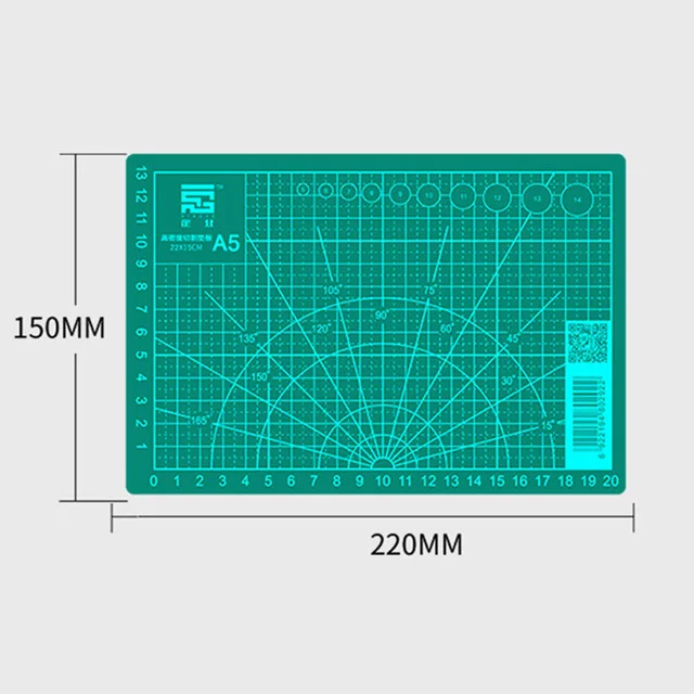 A3 A4 A5 PVC коврик для резки лоскутный коврик для резки A3 Лоскутные инструменты ручной инструмент DIY разделочная доска Двусторонняя самовосhealing вающаяся - Цвет: A5