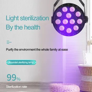 

36W Disinfection UV Lamp Home Living Room LED Ultraviolet Sterilization Germicidal Bacterial Disinfect Virus Lights