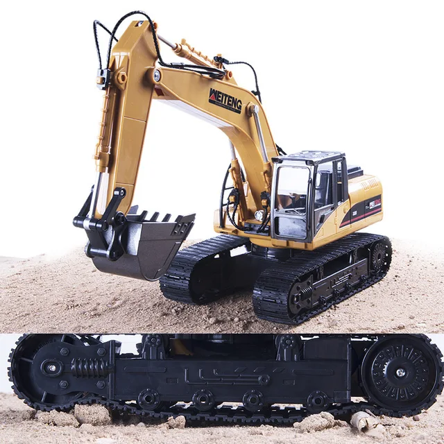 Simulation Excavator Electric Remote Control Engineering Car Toys 12 Channel 2. 4ghz Remote Control Excavator Toy