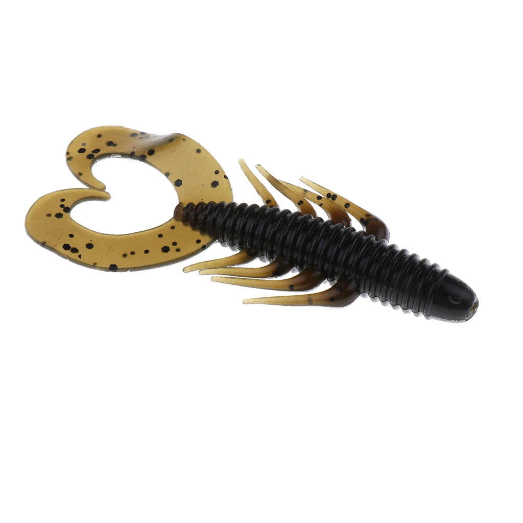 Soft Worm Shrimp Sea Fishing Lures Tackle Crankbaits Bait Minnow Bait