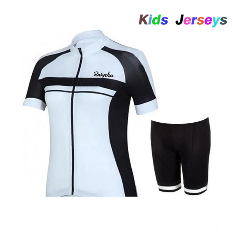 Розовый детский Ropa Ciclismo Одежда для велосипедной езды летние велосипедные Джерси шорты с подкладкой для езды на велосипеде Спортивная одежда для велосипеда Джерси
