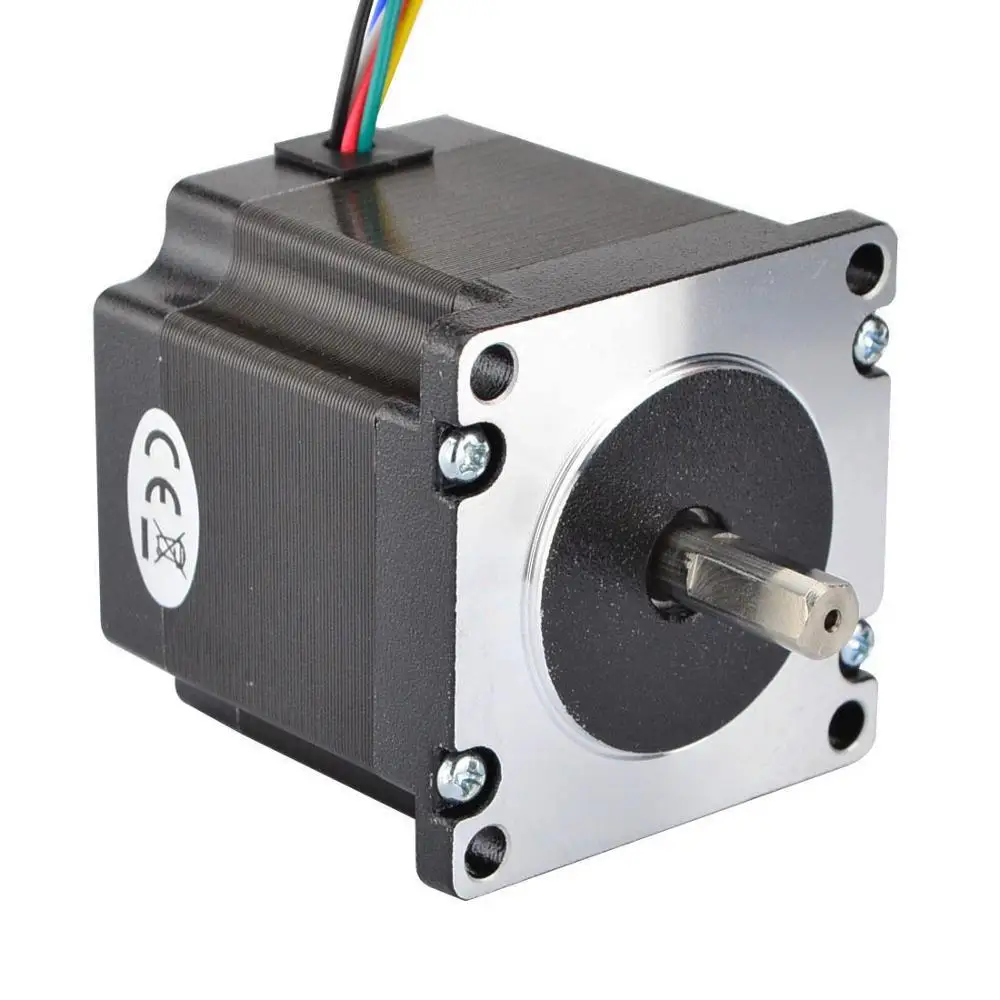 Dual Shaft Nema 23 Stepper Motor Unipolar 1.8 Degree 90Ncm(127.5oz.in) 1A 57x56mm 6 Wires CNC 3D Printer