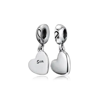

Mother & Son Love Dangle Charm Silver Beads For Jewelry Making Fits Original Charms 925 Silver Bracelets For Woman DIY