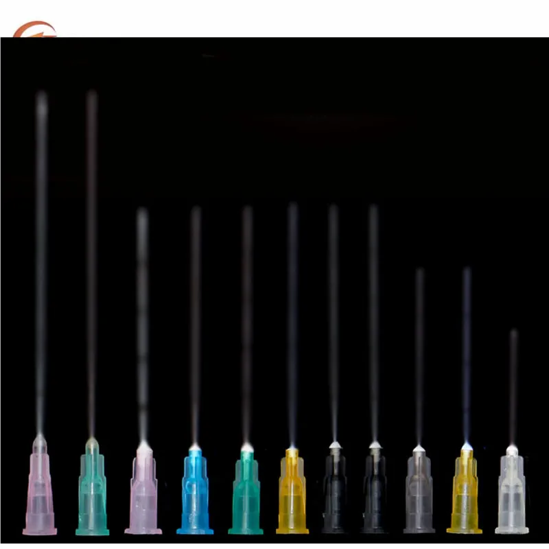 Disposable Cannula Dispensing Needle Surgical Needle Tool Fine Micro Cannula Needle Tips 25G/27G/30G Plain Ends Notched Endo needle tip Syringe 2pcs/pack * 10 packs Tool Parts