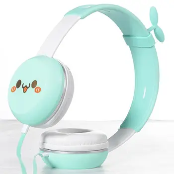

Cartoon Fashion Expression Earphones Headsets Intelligently Wired Control Noise Reduction