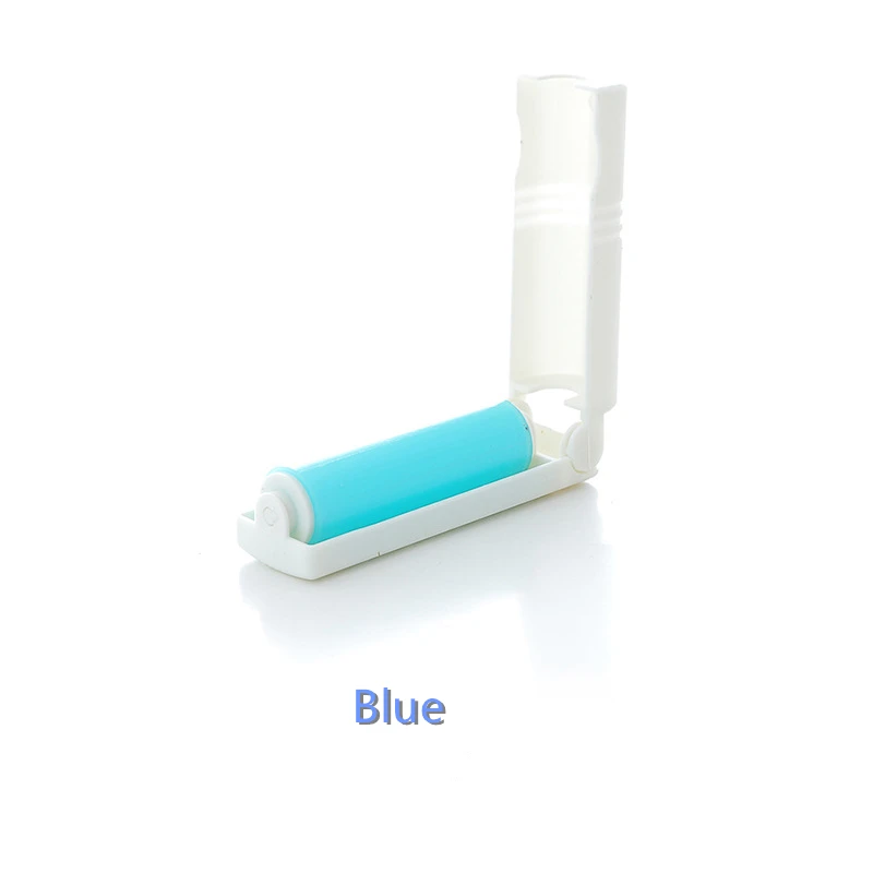 BLUE Горячая Распродажа, многоразовый моющийся ролик для удаления пыли, ролик для удаления шерсти, липкий ролик для удаления шерсти домашних животных, щетка для удаления пыли - Цвет: BLUE