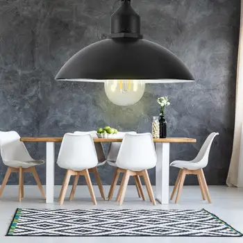 

Metal Shade Solar Powered Pendant Light E27 Bulb Outdoor Hanging Shed Lamp For Home Garden With Bulb