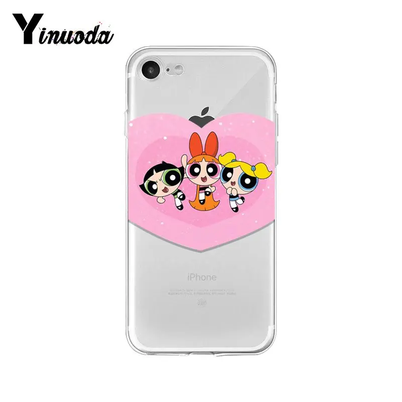 A14 Чехол Yinuoda The Powerpuff для девочек, мягкий чехол для телефона iPhone 8 7 6 6S Plus X XS MAX 5 5S SE XR 10, чехол Capa 11 pro max - Цвет: A14