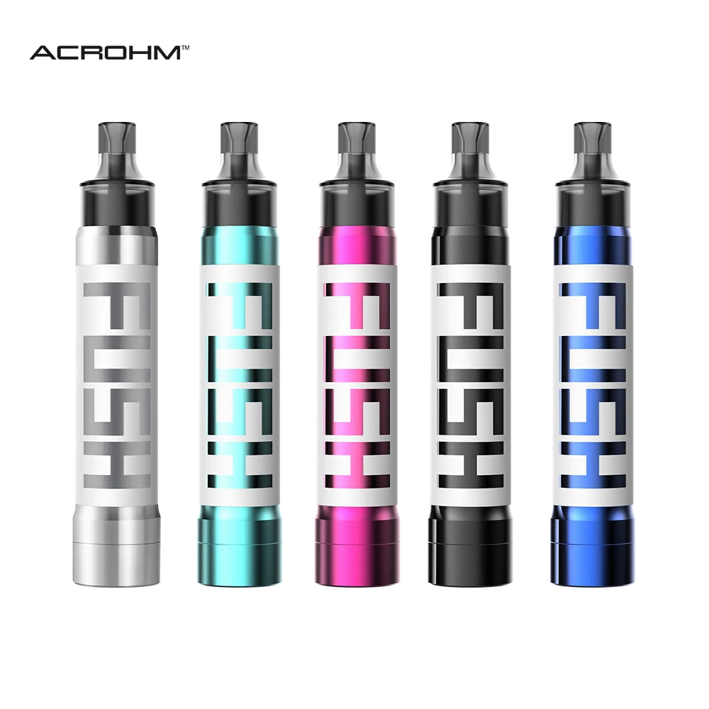 Acrohm Fush Nano vape kit аккумулятор 550 мАч с картриджем 1 5 мл электронная сигарета