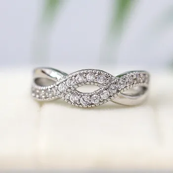 

18k White Gold Plated Ring CZ Diamond Wedding Ring Match Ring Round Cut Colorless CZ Ring Bridal Ring Wedding Band Brilliant Rin