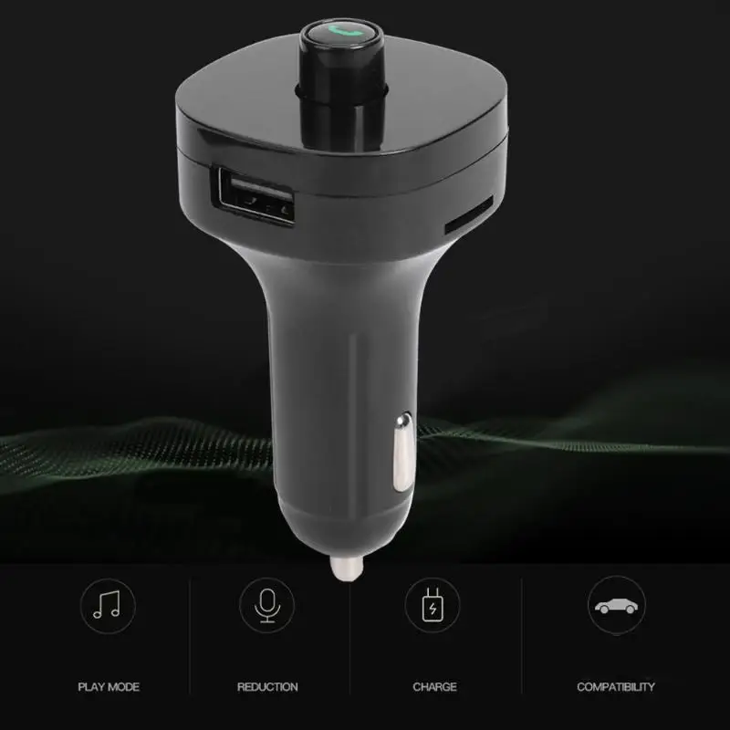 Прочный fm-передатчик нежного дизайна M14 Bluetooth fm-передатчик автомобильный комплект двойной USB зарядное устройство поддержка микро-карты памяти