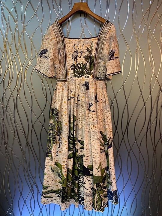 Платье с короткими рукавами 826, украшенное вышивкой, женский воротник ранней осени