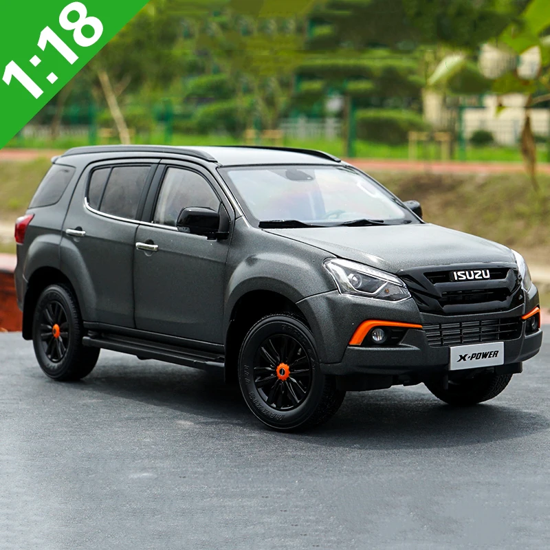 

1:18 scale MU-X Diecast off-road vehicle Alloy car model Metal vehicle toy collection display souvenir kid adult gift home show