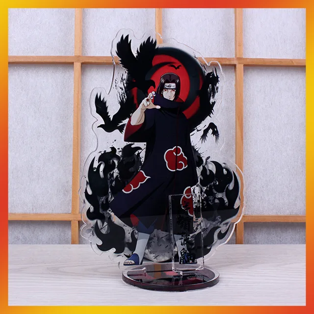 Figurine De Naruto Itachi En Acrylique Decoration De Bureau Decoration De Gateau Dessin Anime Signe Debout Cosplay Nouveau Aliexpress