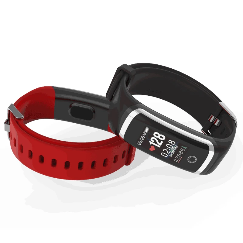 Smartwatch M4 Wristband Pedometer Calorie Sleep Monitoring Heart Rate Smart Watch 0.96 Inch TFT Color Screen M4 Smarts Band