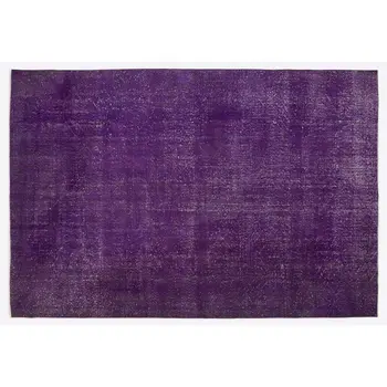 

Handmade Purple Vintage Overdyed Turkish Area Rug 211x324 Cm-6'11''X10'8''