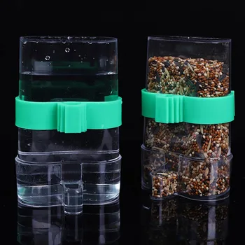 

Parrot Automatic Feeder Can Store Water Bird Feeder Food Feeder Parrot Pet Dispenser Cage Bird Feeder Clip