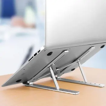 

Portable Folding Laptop Stand Bracket Aluminum Alloy Adjustable Height Notebook Holder Support