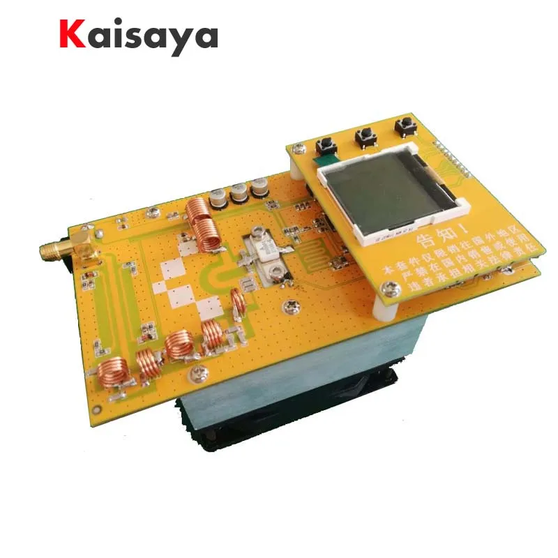 30W PLL Stereo FM Transmitter 76M-108MHz 12V Digital LED Radio Station module with heatsink fan D4-005
