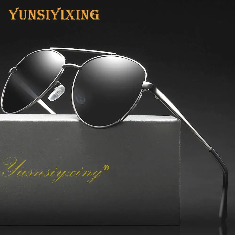 Мужские поляризационные солнцезащитные очки YUNSIYIXING Винтажные Солнцезащитные