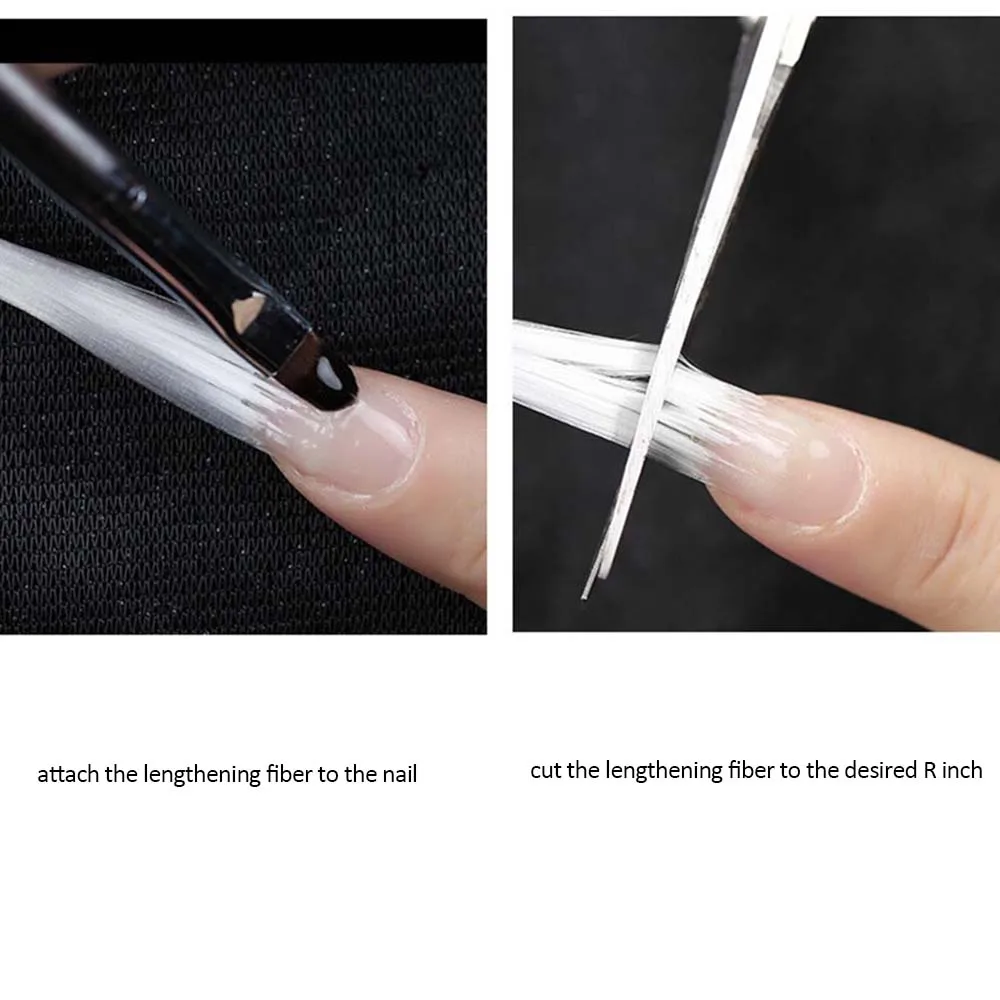 Профессиональный акриловый гвоздь из стекловолокна, гель продлевающий половой акт, аксессуары для ногтей из стекловолокна, приспособление для бумаги для наращивания ногтей