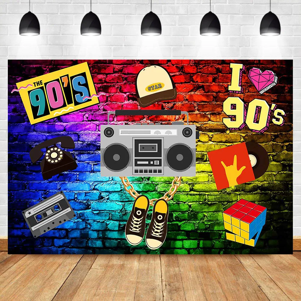 Фон для фотографий 90s с граффити в стиле хип-поп | Электроника