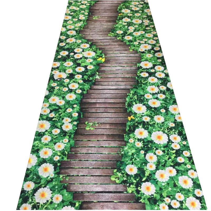 3D ковры Tapet Nordic сад Гостиная Коврик для прихожей Ванная комната LargeCarpet детской комнаты Кухня коврик анти-тапочки на нескользящей подошве с мягкой фланели
