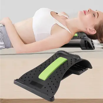 

Lumbar Massage Traction Pad Back Corrector Pain Relief Stretcher Braces Cervical Vertebra Soothing Rack Fitness Device