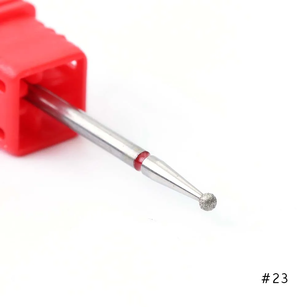 1pcs Diamond Nail Drill Bit Rotary Burr Mills Cutter Cuticle Remover For Electric Manicure Machine Drills Accessories - Цвет: 23