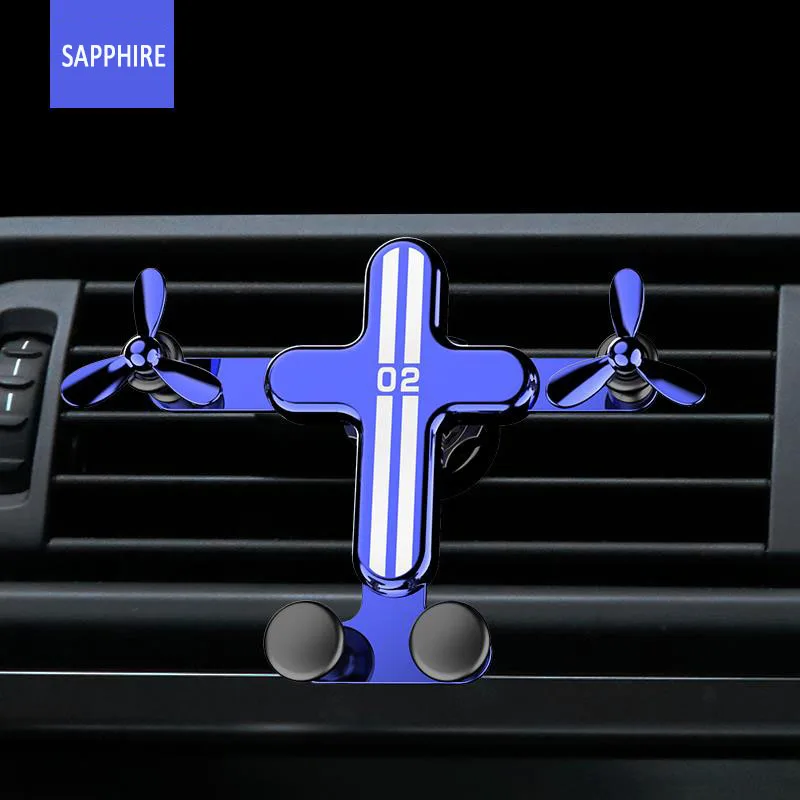 Blue Автомобильный держатель для телефона Tongdaytech для Iphone X XS 11 Pro Max, автомобильный держатель для мобильного телефона на вентиляционное отверстие, подставка для смартфона - Цвет: Blue