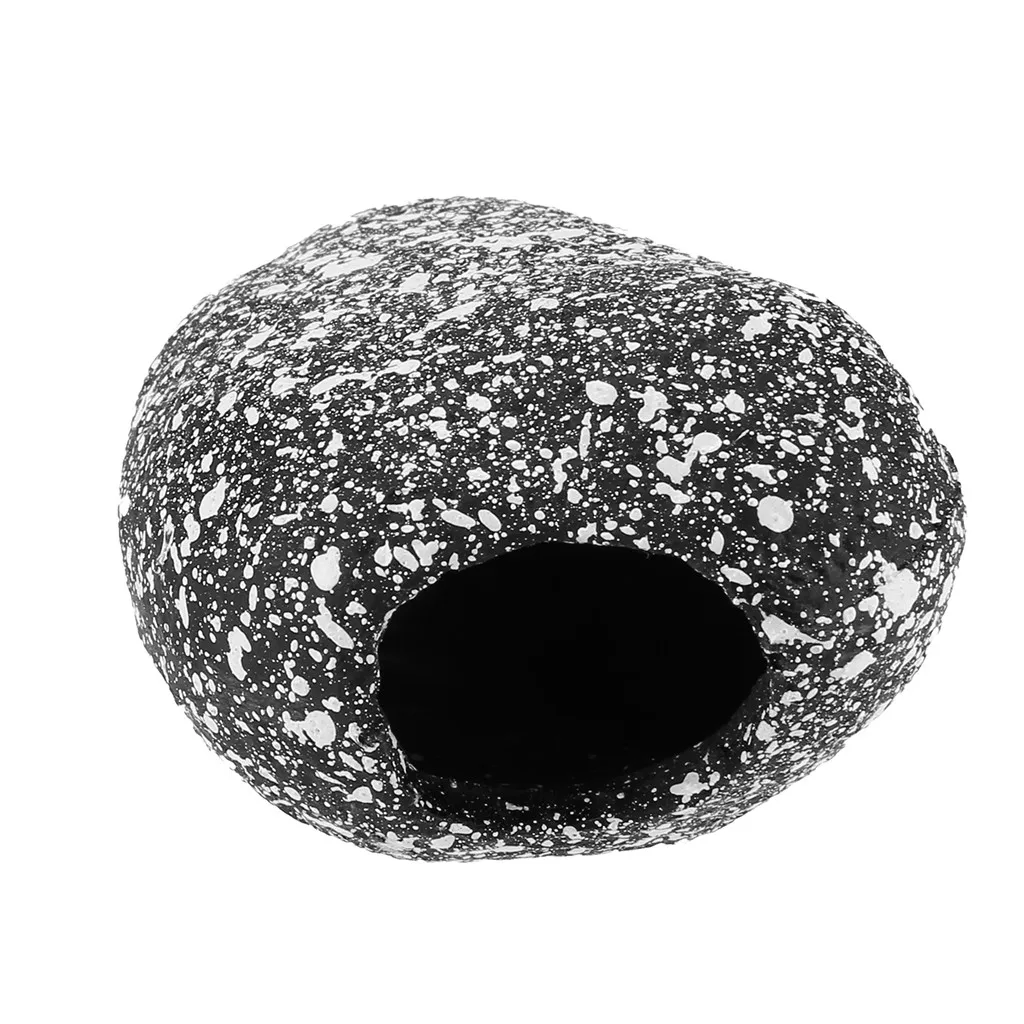 Penn Plax Stone Hideaway Aquarium Decorations Rock Hideout, Small Decor For Fish Tank Or Mini Bowl Stone Toy L M S
