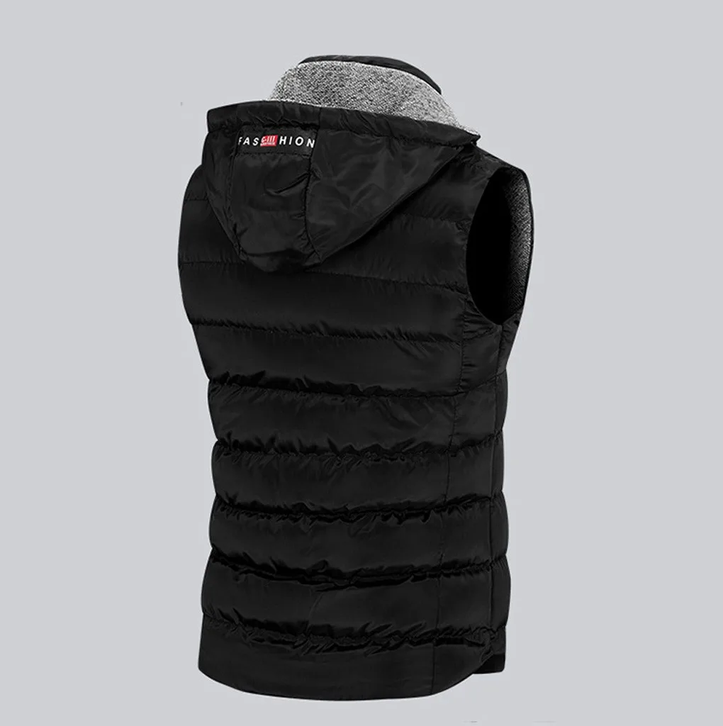Casaco jaqueta masculino chaqueta hombre, Мужское пальто, Осень-зима, на молнии, уличная куртка с капюшоном, жилет, куртка, верхнее пальто