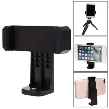 

ALLOET 1/4" Screw Head Smart Phone Stands Tripod Monopod Holder Clip Mount 360 Degree Rotation Black Bracket Unique Design