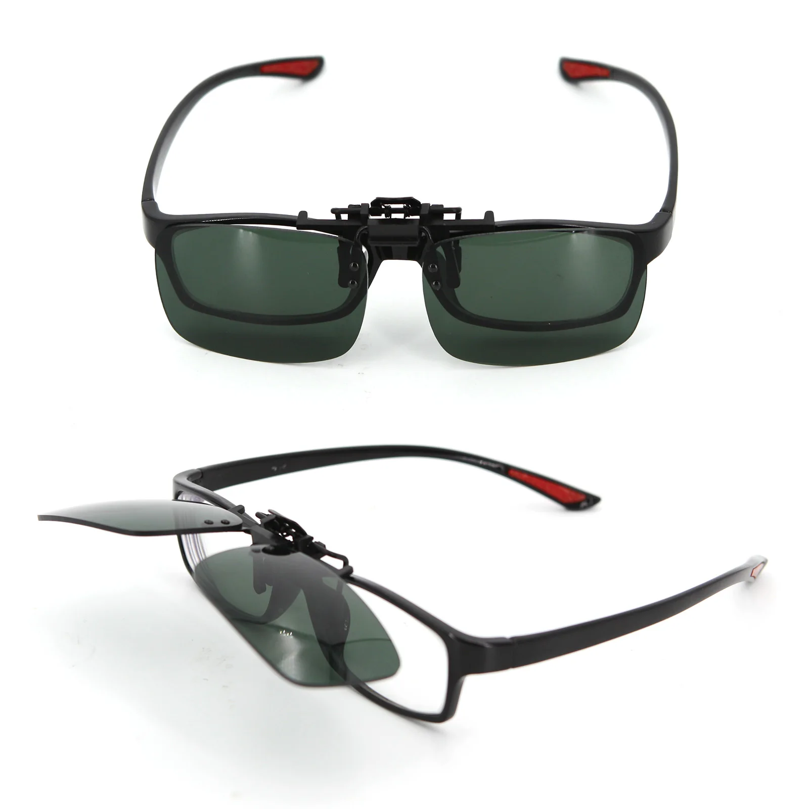 Car Goggles Sun Glasses Driving Night Vision Lens Clip On Sunglasses Unisex Day Riding Men Women Anti-glare