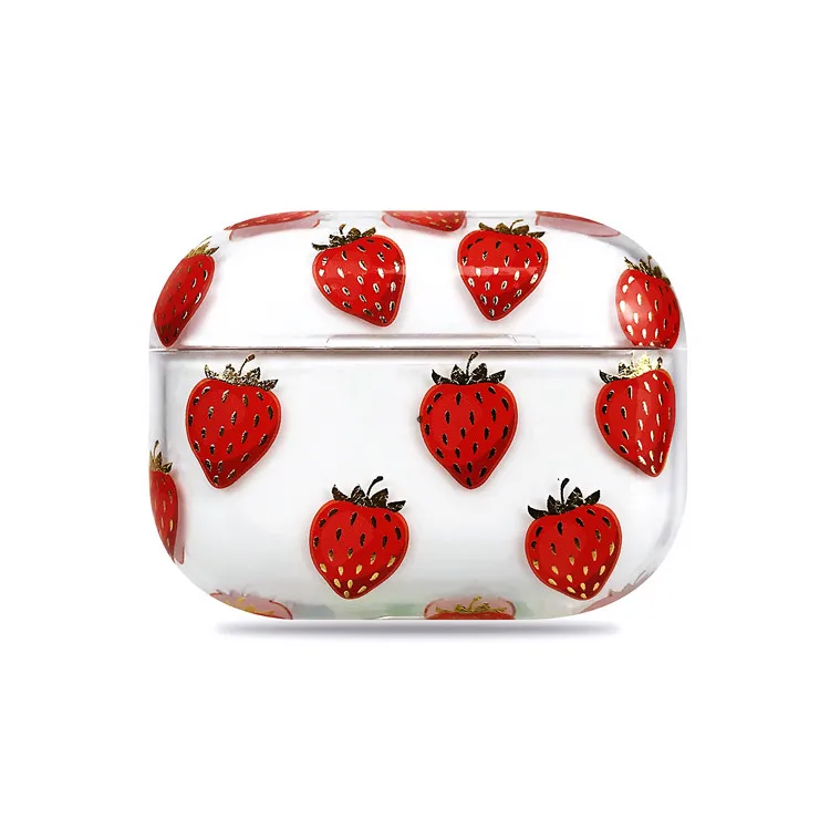 Позолоченные Бронзовые вишни storawberry Фламинго bluetooth беспроводные наушники крышка для apple airpods pro зарядный чехол