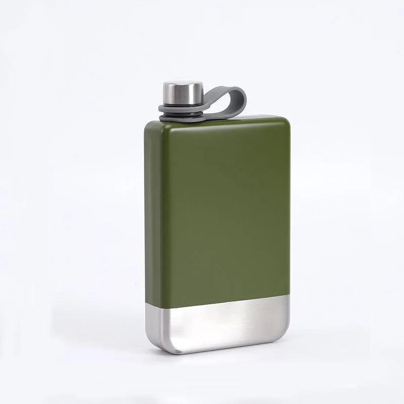 Compact 9oz Stainless Steel Hip Flask Set