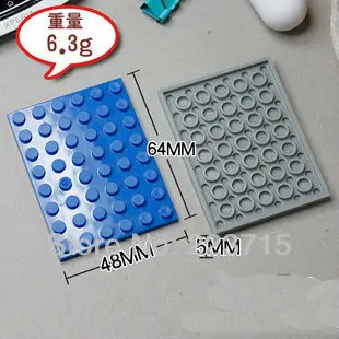 *Plate 6x8*3036 10pcs DIY enlighten block bricks,Compatible With Assembles Particles