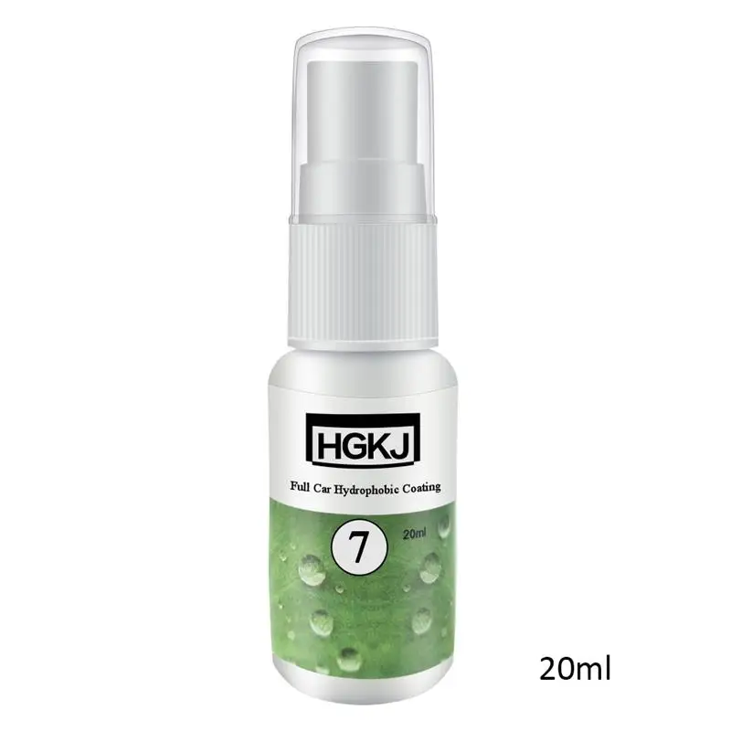 HGKJ-7 гидрофобное покрытие для лобового стекла, водонепроницаемое непромокаемое защитное покрытие - Цвет: 20ml