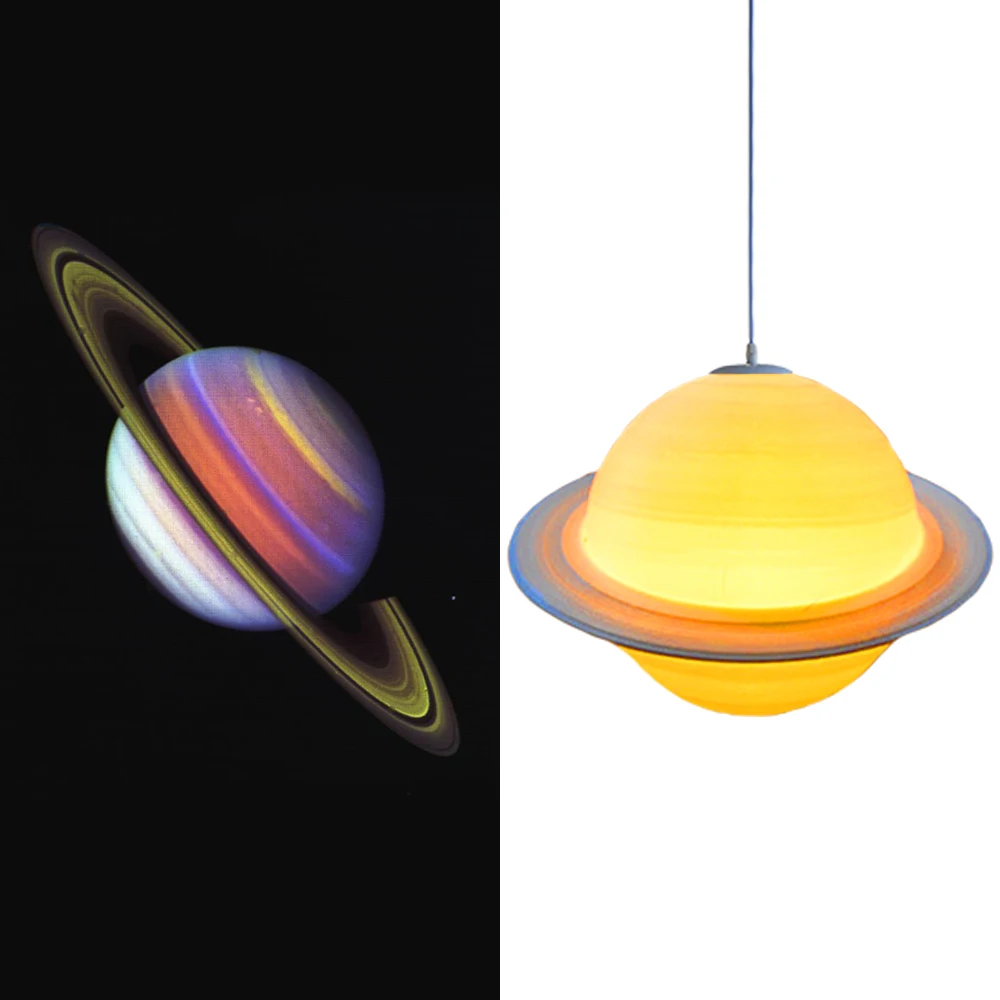 Saturn Подвесные светильники с Луной звездой, креативные светильники, Меркурий, Марс, Юпитер, земля, Венера, солнце, Нептун, Сатурн, подвесной светильник, столовая, Livig home - Цвет корпуса: Saturn