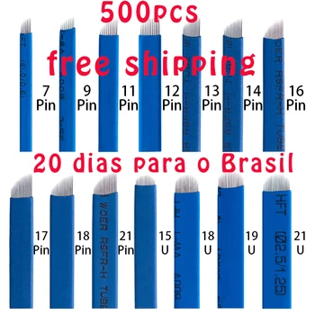 

Microblading needles Laminas Agulhas Tebori semi-Permanent Makeup Tattoo Needle Blades for Eyebrow Manual Pen for eyebrow tattoo