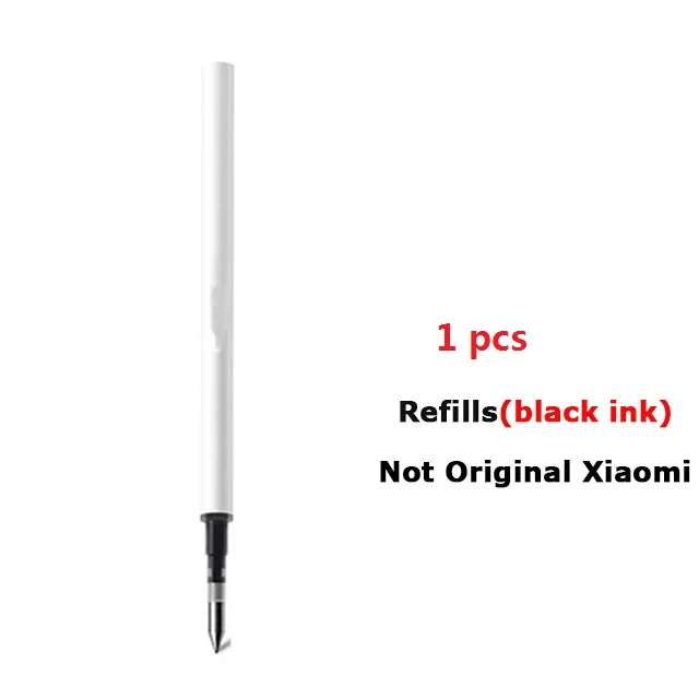 1pcs black ink Xiao mi Sign Pen mi jia 9,5 мм mi Signing Pens/mi jia Заправка для ручек черный PREMEC гладкая швейцарская заправка OEM синие/черные чернила - Цвет: 1pcs black ink