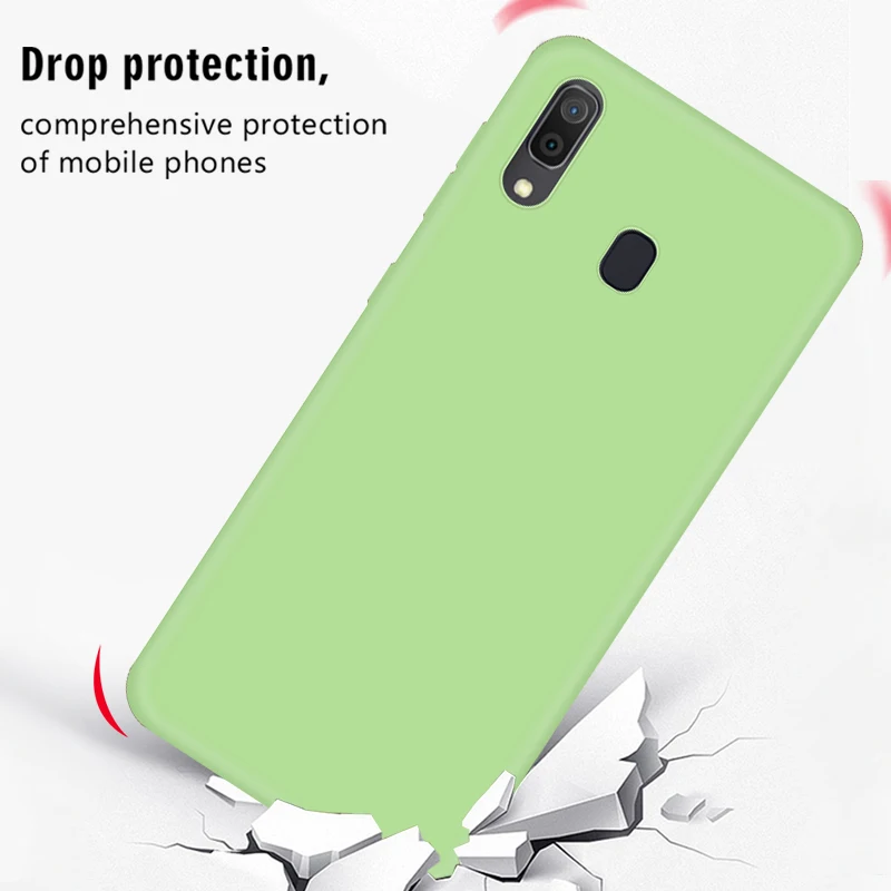 Карамельный Цвет Тонкий чехол для телефона для samsung Galaxy A10 A20 A30 A40 A50 A60 A70 S10 S8 S9 Plus, Note 8, 9, 10, M10 M20 M30 M40 TPU Защитный чехол