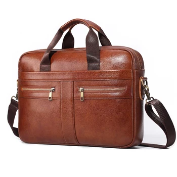 

Men's briefcase Single Shoulder Messenger Bag Leather Vintage Leather Handbag messenger bag men's business travel briefcase