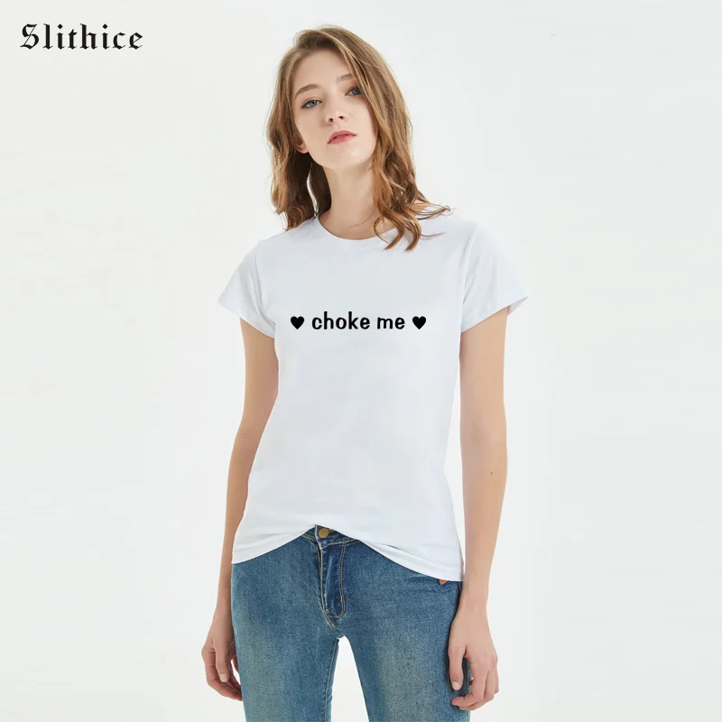Slithice harajuku уличная одежда футболки для женщин хлопковые Повседневные Рубашки