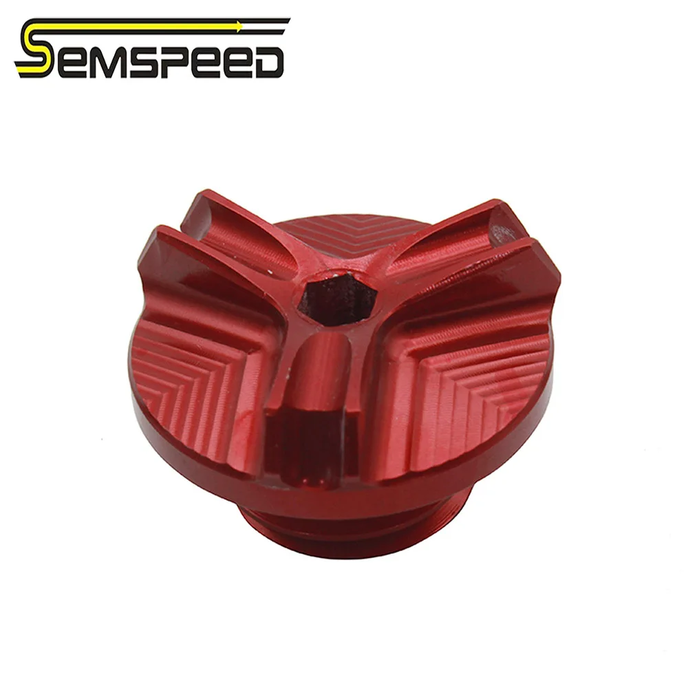 SEMSPEED Oil Filler Cap Cover Engine Drain Plug For SUZUKI GSR GSXR 750 600 400 GSX650F GSX1250FA GSF 1250/1200 N/S Bandit SV650 |