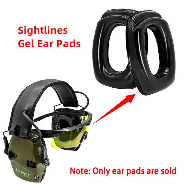 US $19.80 Sightlines Gel Ear Pads For Howard Leight Impact Sport Electronic Shooting Earmuff Hunting hearing