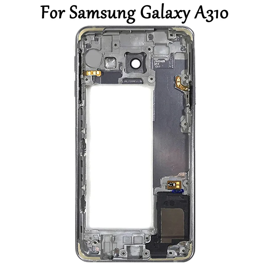 Задний Полный Корпус для samsung Galaxy A3 A5 A7 A310 A510 A710 батарея задняя крышка передняя средняя рамка Корпус платы