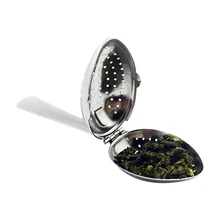 Silver Cup Strainer Easy Clean Coffee Stainless Steel Home Tea Infuser Durable Loose Leaf Accessories Spoon Filter Mesh Safe